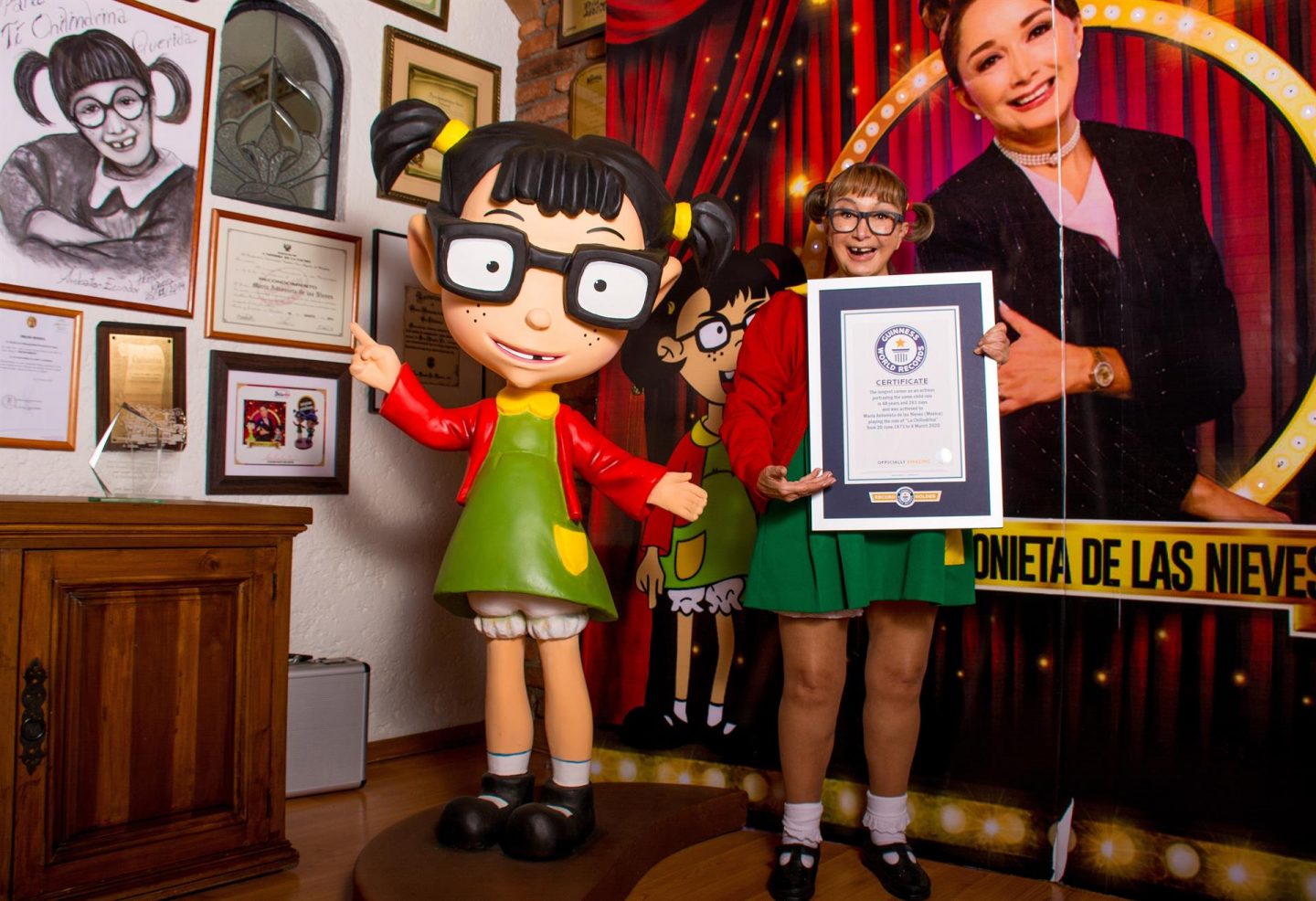 La Chilindrina, de "El Chavo", entra al Guinness por longevidad del