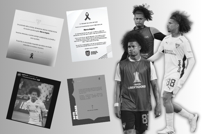 Conmebol, futbolistas, clubes; el fútbol de luto por la muerte de Marco Angulo