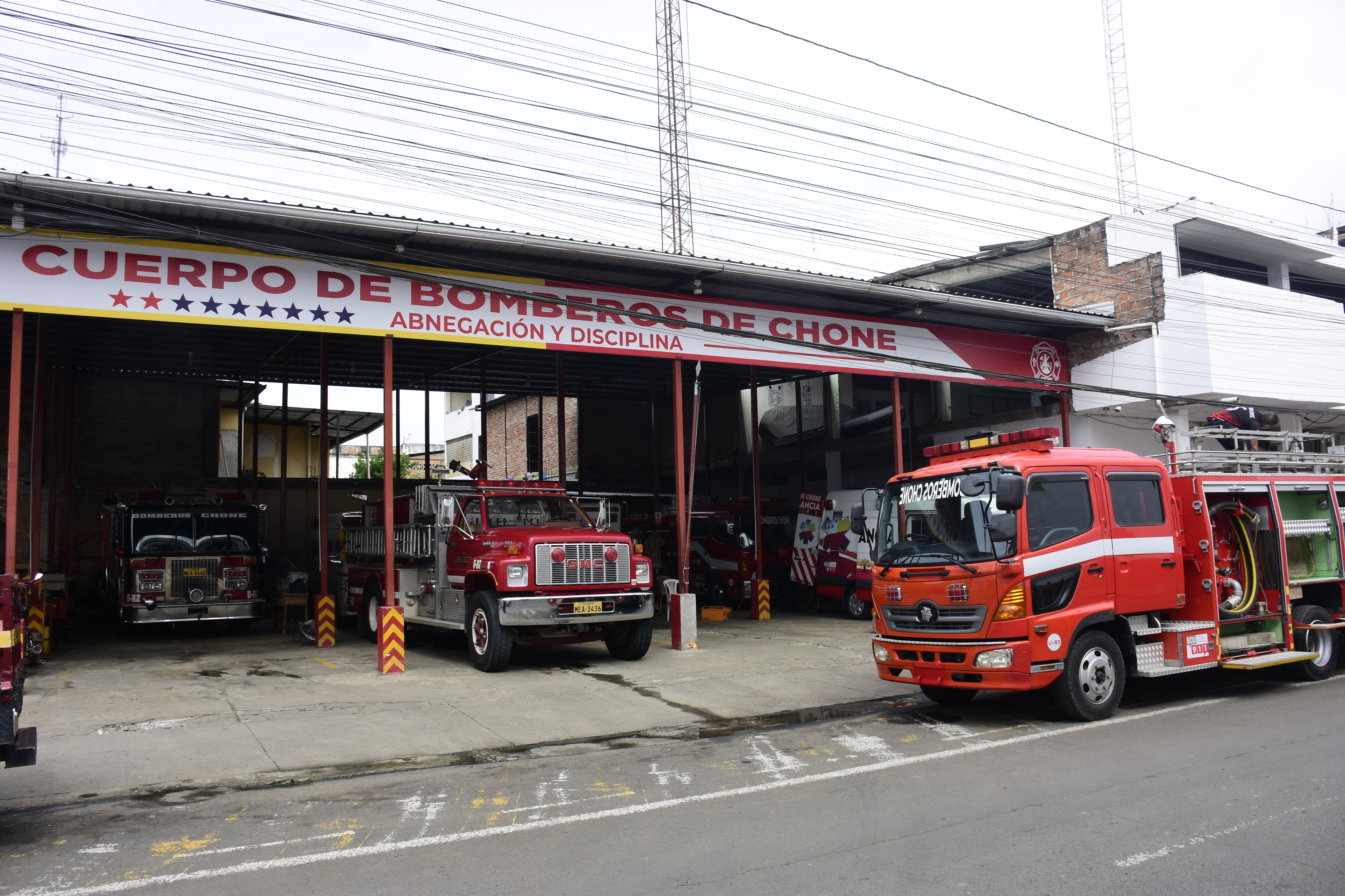 Cuerpo de Bomberos de Chone busca tener una estación.