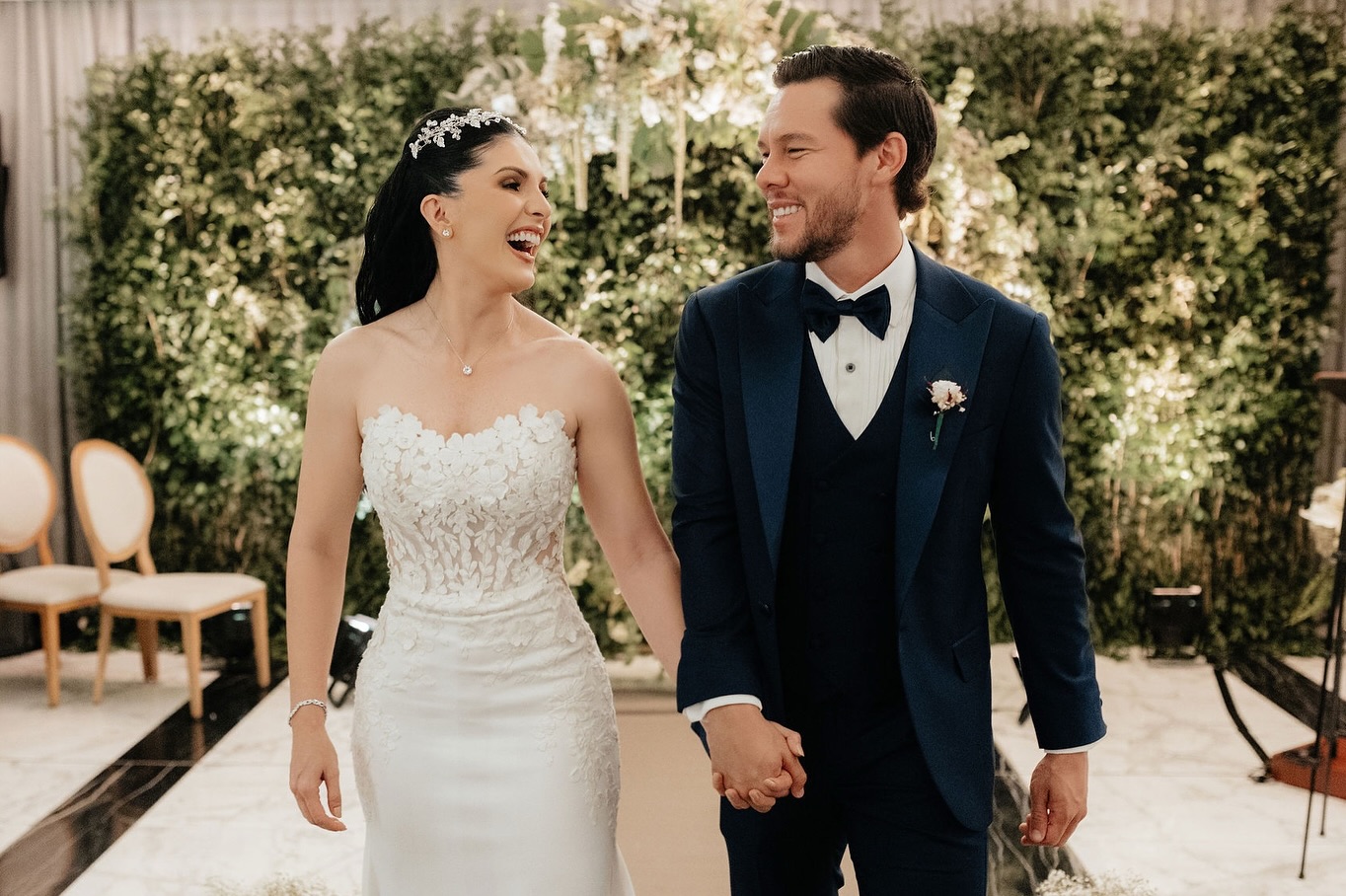 Mirely Barzola, exreina de belleza, contrajo matrimonio con un dermatólogo
