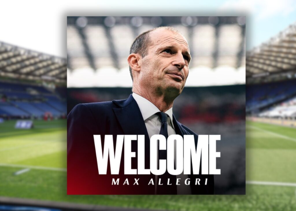 AC Milan confirma a Massimiliano Allegri como su nuevo director técnico