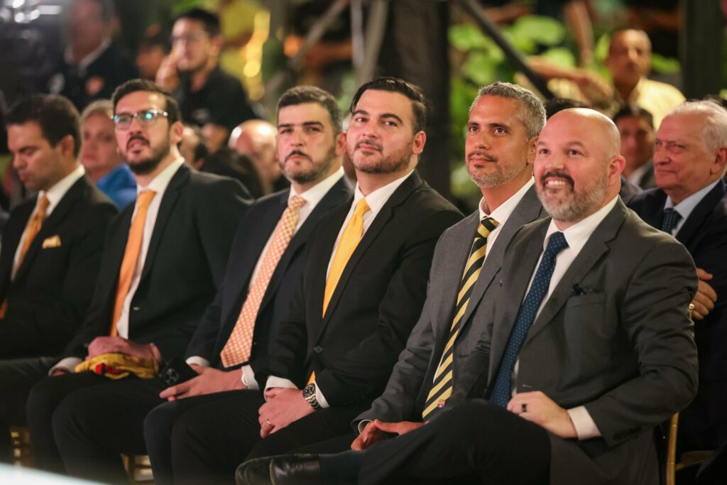 Antonio Alvarez, en la sesión por los 100 de Barcelona SC celebrada el 1 de mayo de 2025.