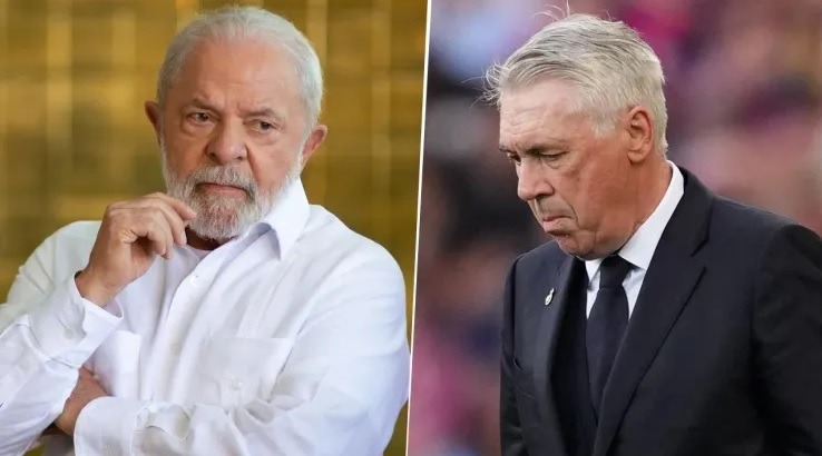 Lula Da Silva criticó la decisión de la CBF de contratar a Carlo Ancelotti como entrenador de la Selección de Brasil.