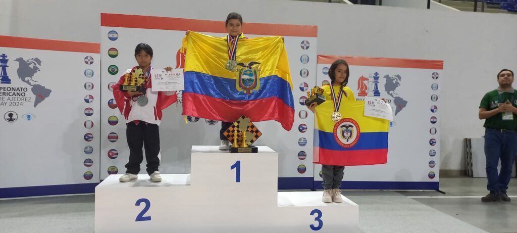 Alma Palma Franco durante una competencia donde ocupó el primer lugar.
