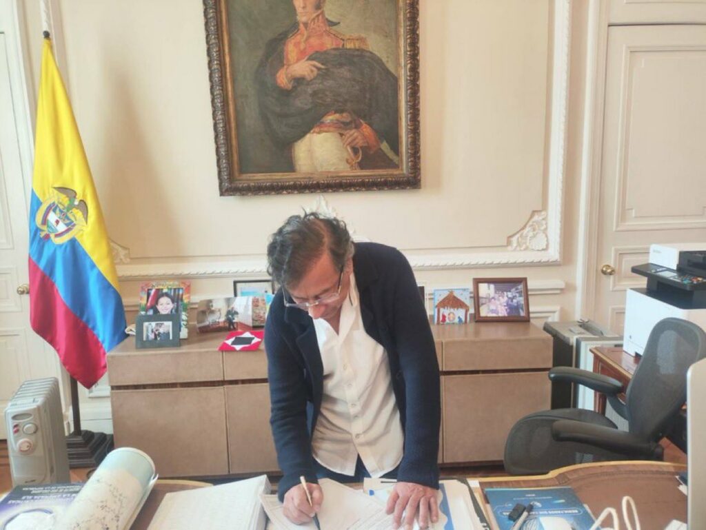 El presidente colombiano Gustavo Petro.