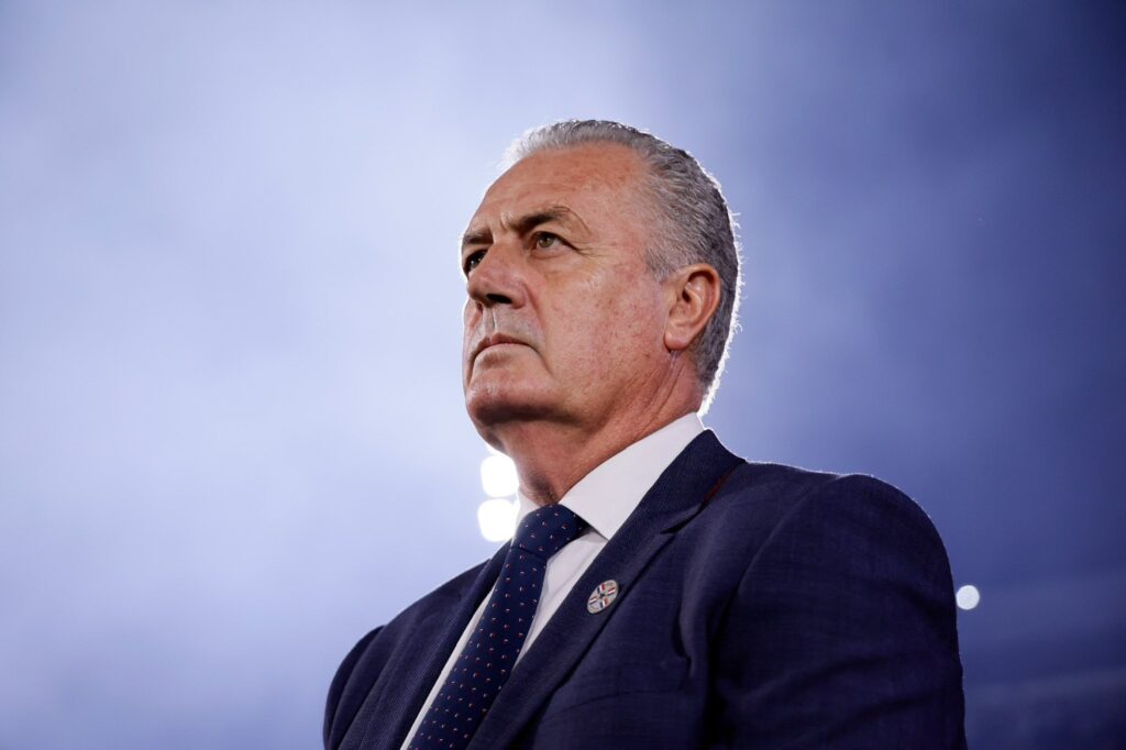 Gustavo Alfaro, entrenador de Paraguay.