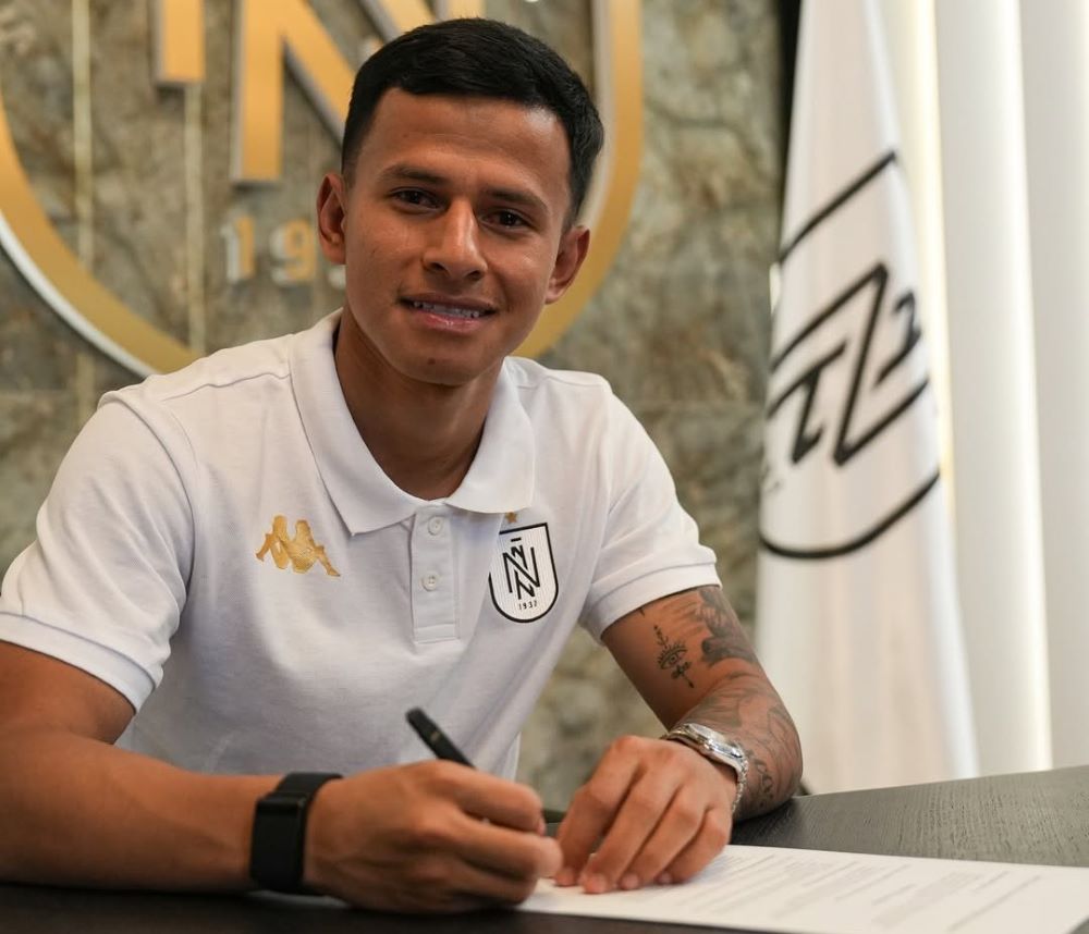 Jordan Rezabala firma por dos años con Neftchi Baku PFK en Azerbaiyán