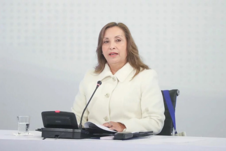 La presidenta de Perú, Dina Boluarte. (Foto: EuropaPress)