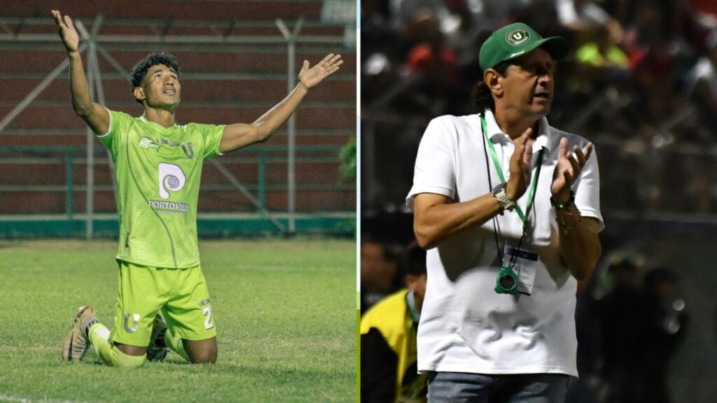 Jimmy Gómez y Raúl Duarte celebran clasificación de Liga de Portoviejo.
