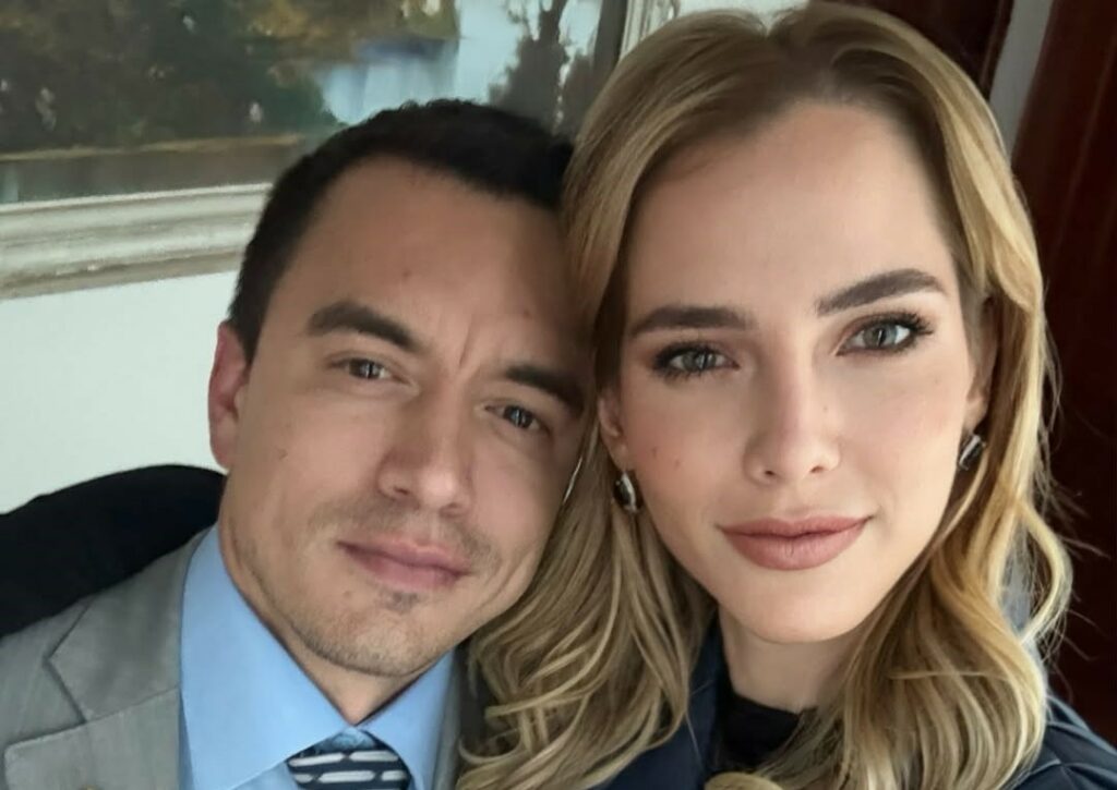 Lavinia Valbonesi dedicó un mensaje romántico al presidente Daniel Noboa por su cuarto aniversario de bodas