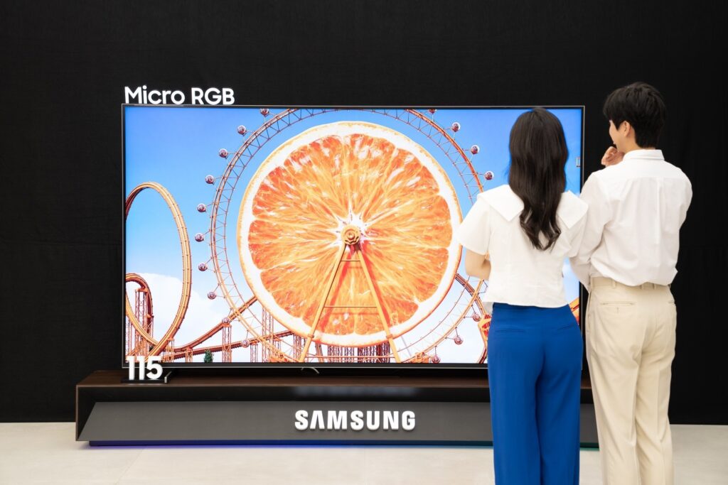 Samsung lanza un televisor Micro RGB de 115 pulgadas con calidad de color superior