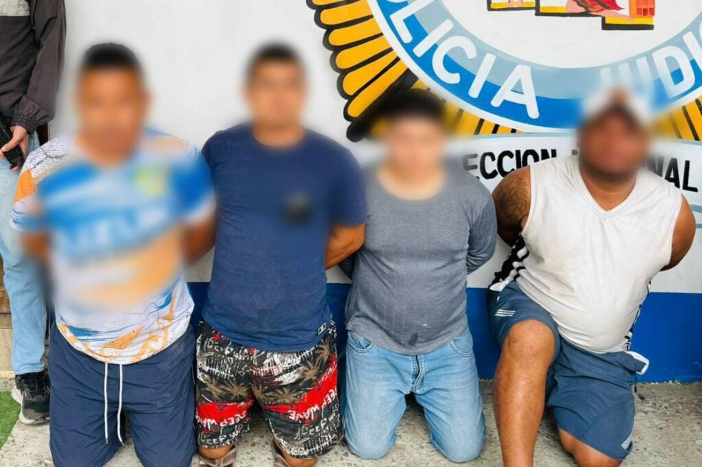 Operativo "Acero 471" en Manabí: Cuatro detenidos por robo en ejes viales.