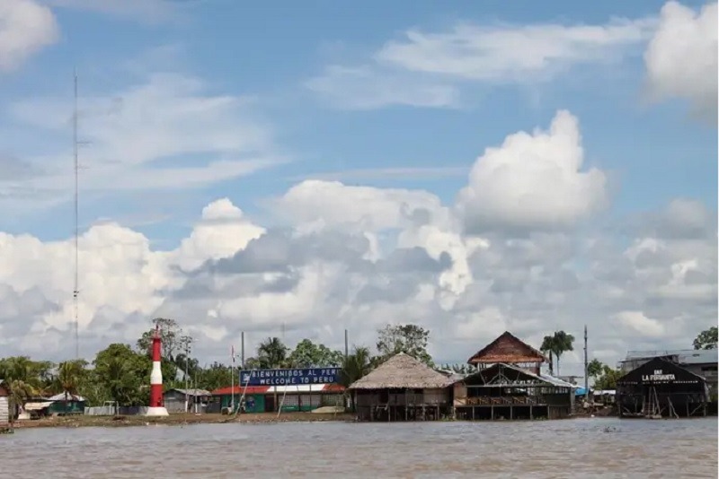 La isla Santa Rosa de Yavarí, ha sido históricamente un punto de interés en la región fronteriza entre Colombia, Perú y Brasil debido a su posición estratégica. FOTO: Europa Press.