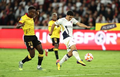 Liga de Quito venció 3-1 a Barcelona, el 18 de junio en el estadio Rodrigo Paz Delgado. FOTO: Agencia API.