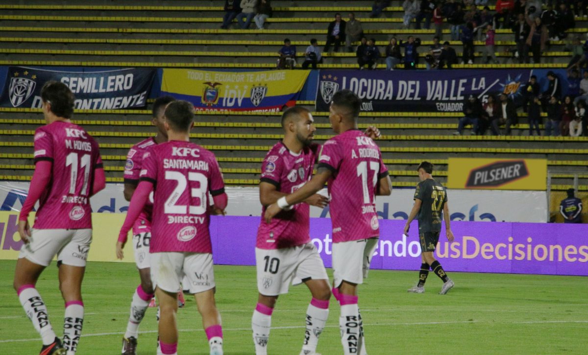Independiente del Valle venció 2-1 al Aucas en el estadio Olímpico Atahualpa. FOTO: API.