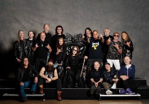 El cantante Ozzy Osbourne junto a otras estrellas del rock. FOTO: Ozzy Osbourne (Instagram).