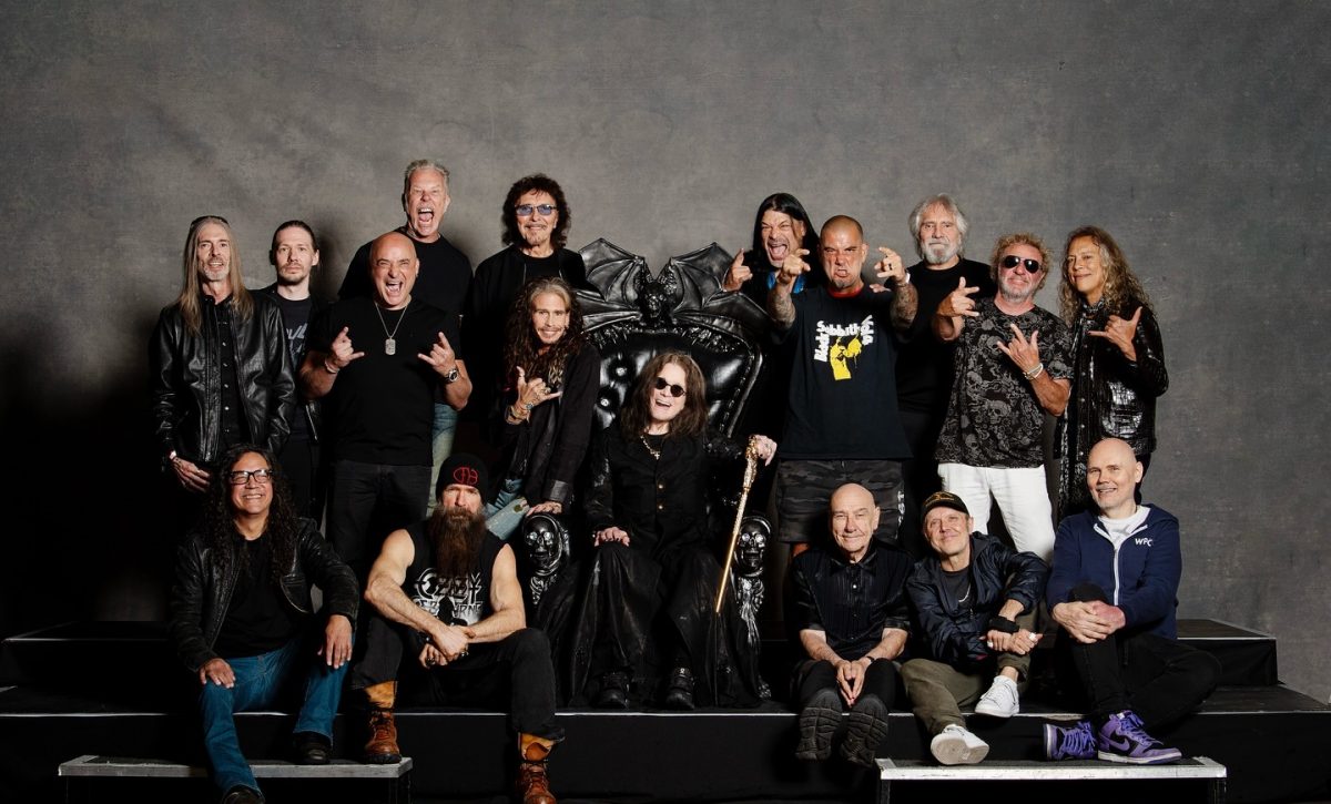 El cantante Ozzy Osbourne junto a otras estrellas del rock. FOTO: Ozzy Osbourne (Instagram).