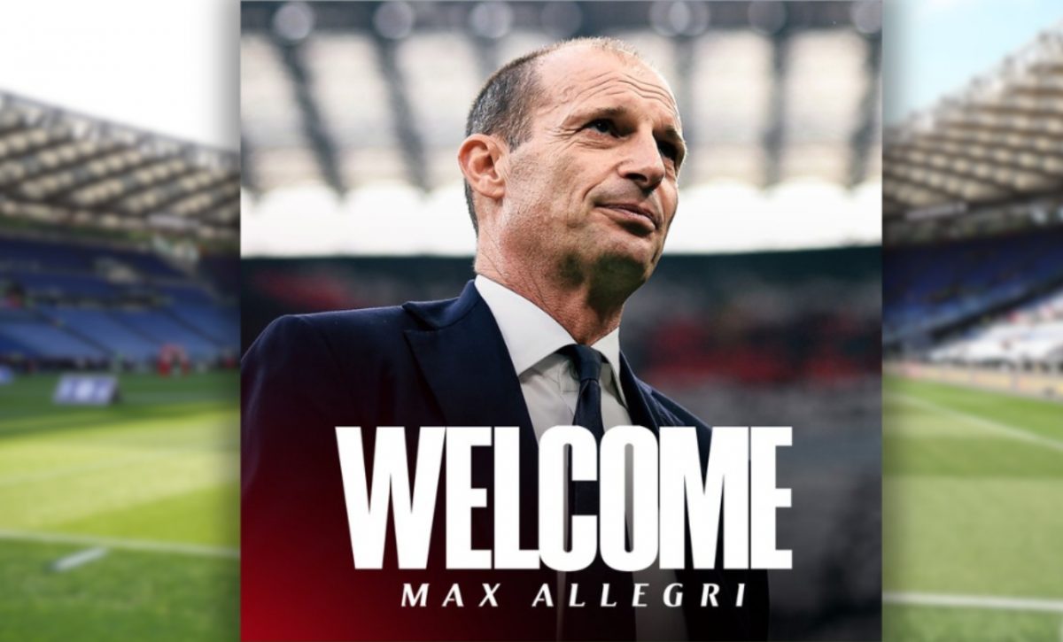 AC Milan confirma a Massimiliano Allegri como su nuevo director técnico