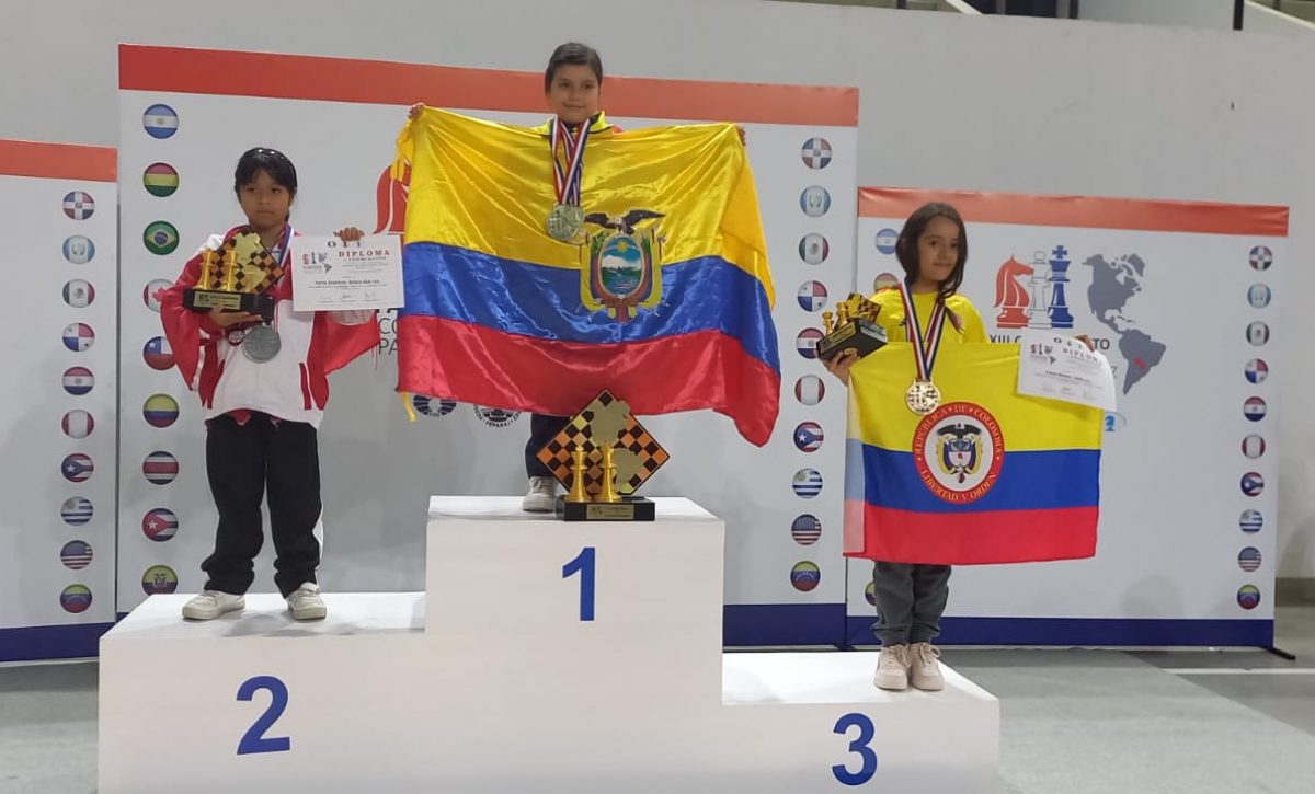 Alma Palma Franco durante una competencia donde ocupó el primer lugar.