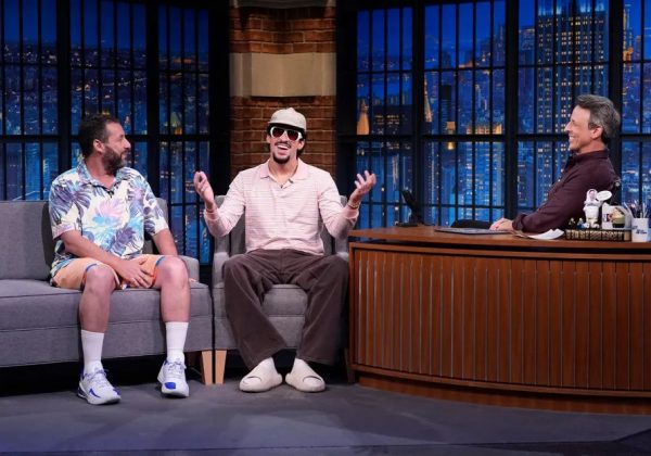 Adam Sandler elogia la actuación natural de Bad Bunny en Happy Gilmore 2