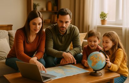 Ajustar el destino y la duración del viaje a la capacidad económica disponible es clave para evitar deudas. FOTO: Inteligencia Artificial (ChatGPT).