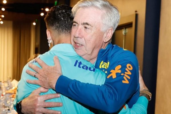 Ancelotti inicia trabajo con Brasil en São Paulo para duelos ante Ecuador y Paraguay
