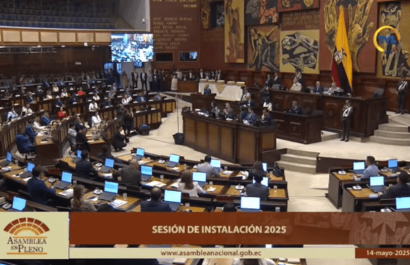 Annabella Azín lidera primera sesión de la Asamblea Nacional 2025-2029
