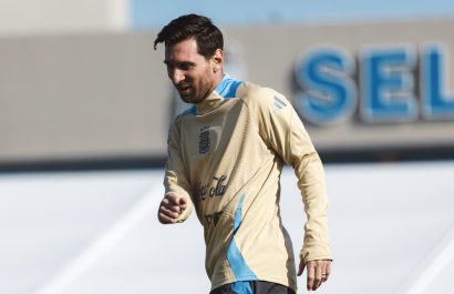 Argentina ya se entrena con Messi para los duelos ante Chile y Colombia