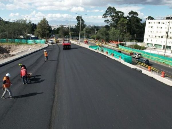 Avanza la segunda fase del intercambiador Mariana de Jesús en Quito