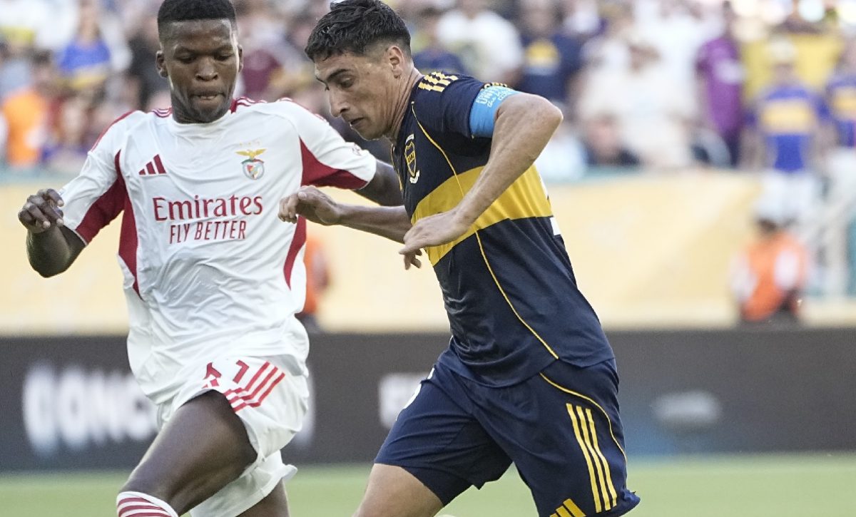 Boca Juniors empató 2-2 ante Benfica.