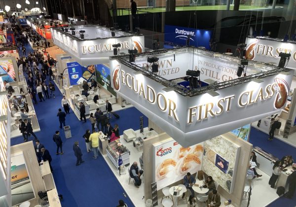 Veintiséis empresas representaron al camarón ecuatoriano en importante feria global.