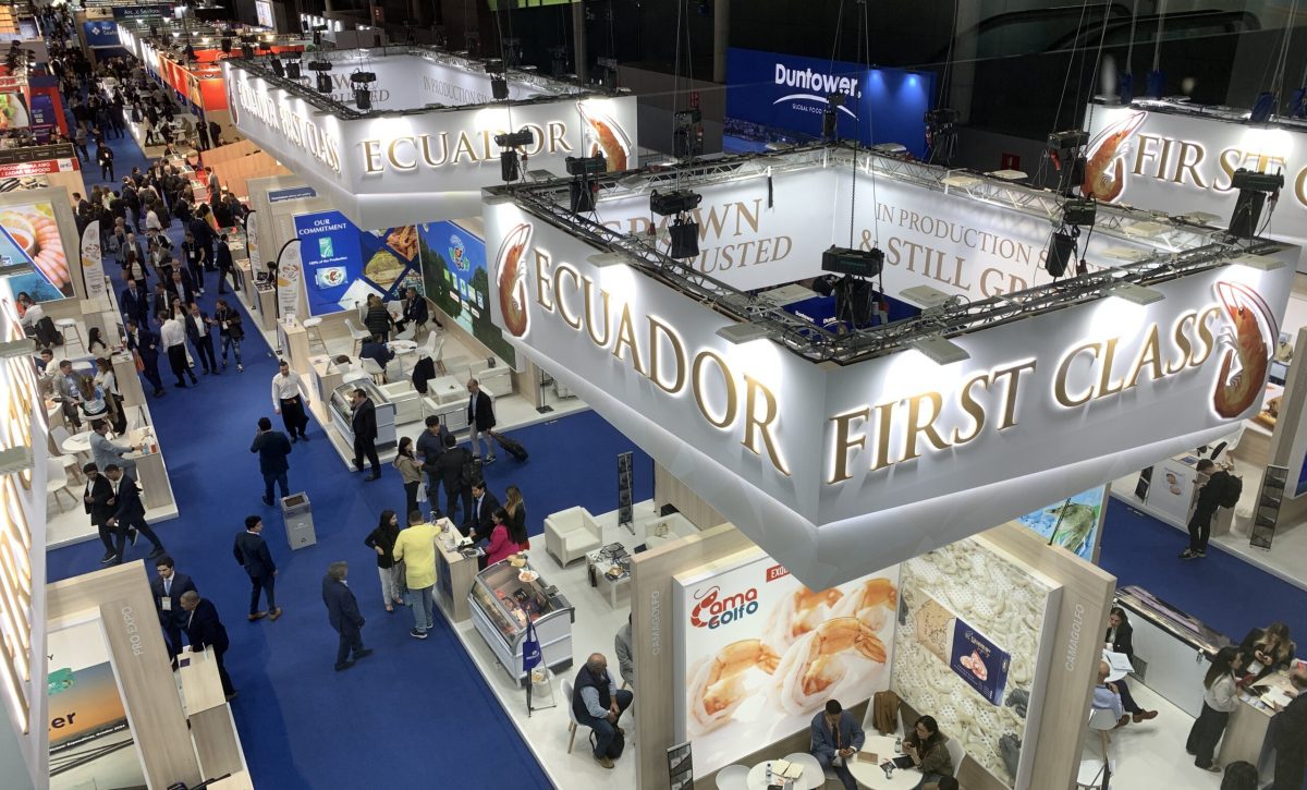 Veintiséis empresas representaron al camarón ecuatoriano en importante feria global.
