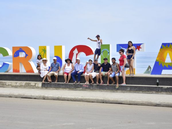 El principal atractivo de la parroquia Crucita, es su playa.