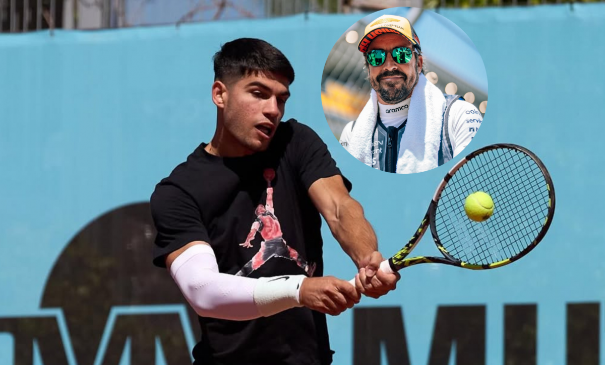 Carlos Alcaraz reafirma su admiración por Fernando Alonso tras ganar Queen's