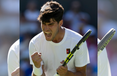 Carlos Alcaraz supera a Fabio Fognini en cinco sets en la primera ronda de Wimbledon 2025