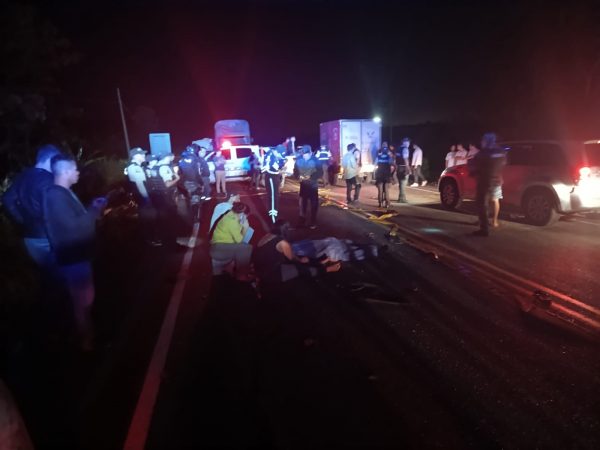 Choque frontal en la vía a Quevedo deja un fallecido en Santo Domingo