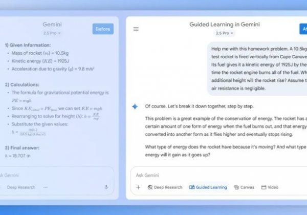 Con la función 'Aprendizaje guiado', Gemini ofrece explicaciones detalladas y recursos multimedia para entender cualquier tema