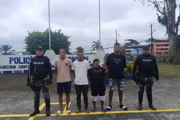 Cuatro detenidos con cocaína y marihuana en operativo policial en Santo Domingo