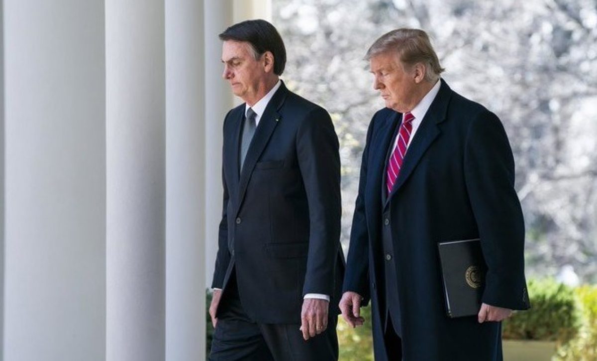 Foto/Europa Press. Imagen de archivo del presidente de EEUU, Donald Trump, recibiendo al entonces presidente de Brasil, Jair Bolsonaro.