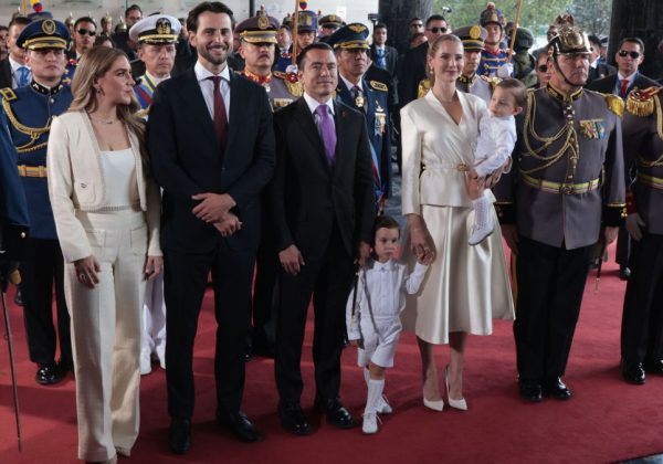 Daniel Noboa Así fue la ceremonia de posesión del Presidente, revive los mejores momentos en esta galería. (API).