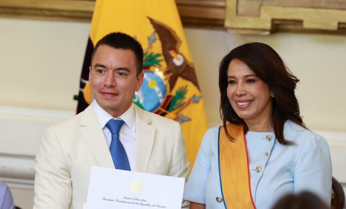 Daniel Noboa designa a Cynthia Gellibert como su delegada ante el directorio de la Corporación del Seguro de Depósitos. (Cynthia Gellibert )