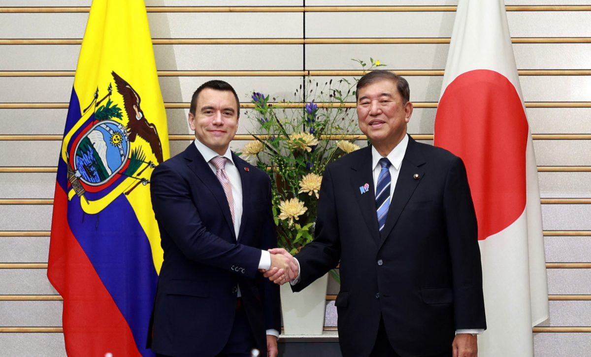 Daniel Noboa y Shigeru Ishiba consolidan acuerdos económicos y comerciales en Tokio, Japón