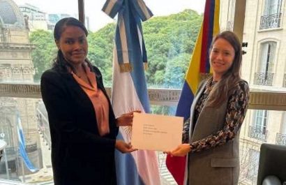 Diana Salazar presentó sus credenciales como Embajadora de Ecuador en Argentina.