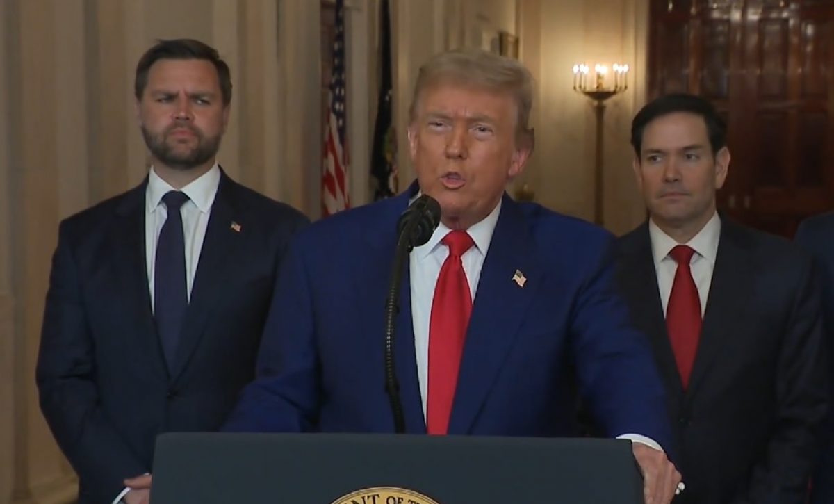 El presidente estadounidense, Donald Trump, ha abogado este domingo por un "cambio de régimen" en Irán