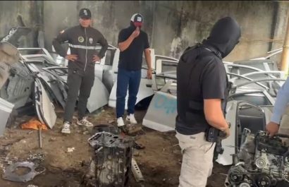 Dos inmuebles allanados en la Ciudadela del Chofer por comercialización ilegal de autopartes