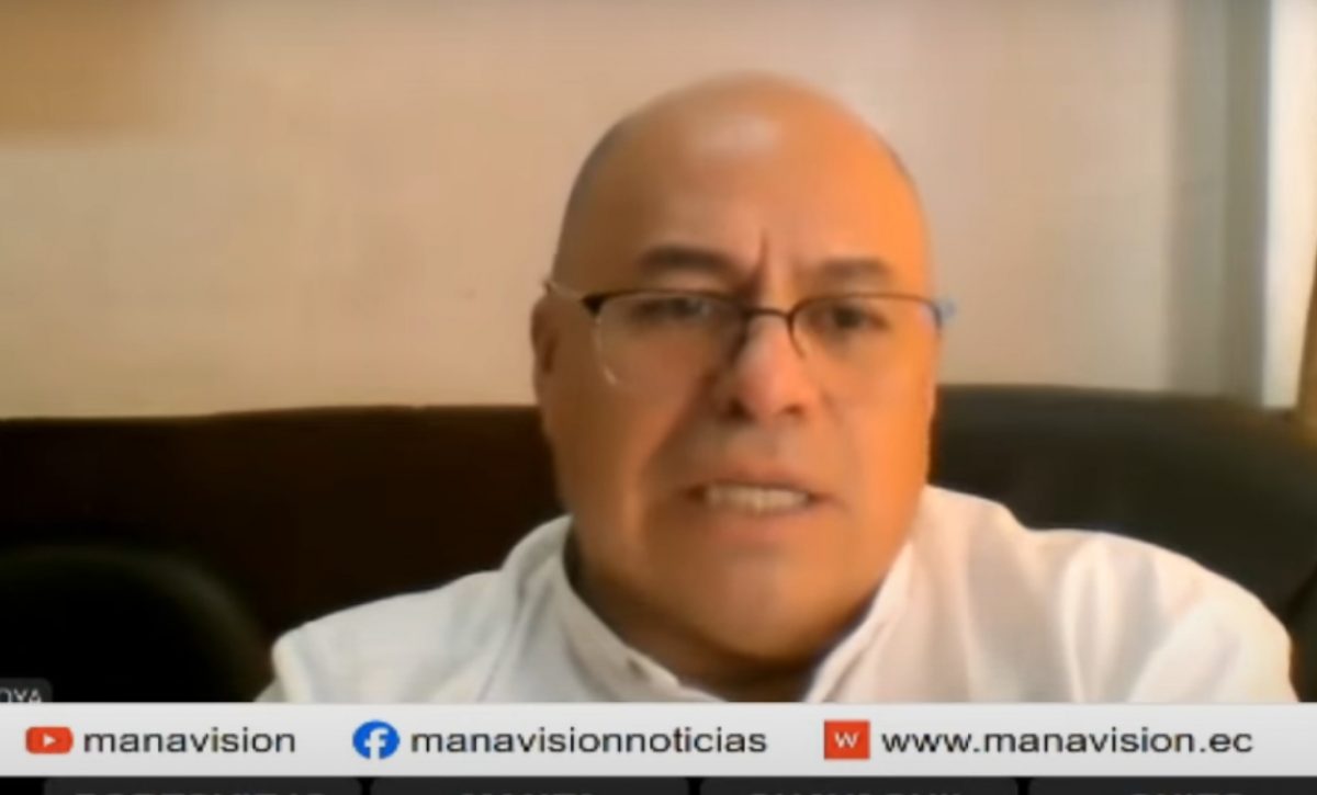Edwin Bedoya, presidente del Frente Unitario de Trabajadores (FUT), rechaza la marcha de Daniel Noboa contra la Corte Constitucional.