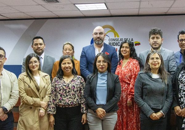 El Consejo de la Judicatura recibe una certificación de calidad estadística por parte del INEC. (INEC)