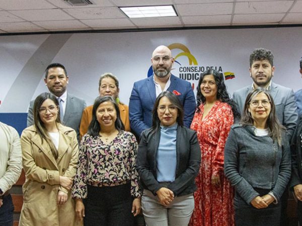 El Consejo de la Judicatura recibe una certificación de calidad estadística por parte del INEC. (INEC)