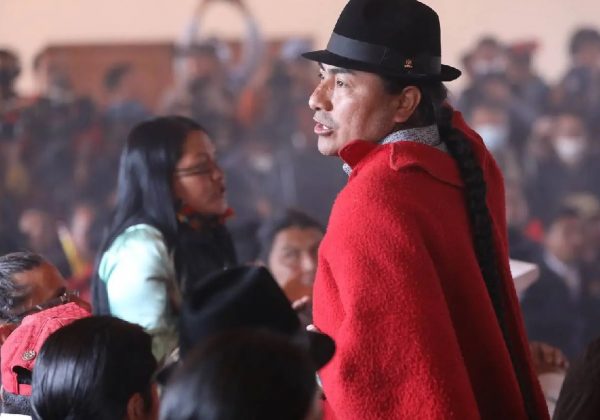 El Movimiento Indígena y Campesino de Cotopaxi (MICC) denunció un presunto intento de asesinato contra Leonidas Iza, expresidente de la Conaie