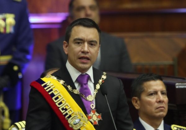 El presidente Daniel Noboa envió este viernes un proyecto de reforma constitucional que propone castración química por violación.